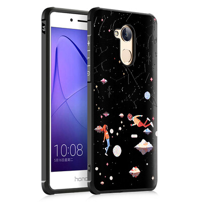 

Goowiiz Fashion Phone Case For Huawei Honor Enjoy 7 Plus6A Play Luxury 3D Cute Cartoon Slim Full Soft Silicone