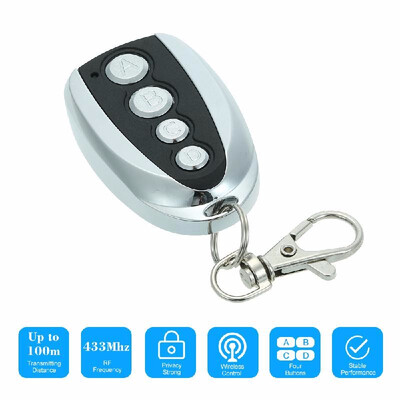 

433MHz 4 Buttons Touch Switch Copying Transmitter Cloning Duplicator Garage Opener Electric Garage Door Remote Control Key Fob