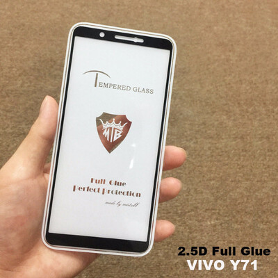 

for vivo Y71 WIERSS full AB Glue Cover Tempered Glass Screen Protector for vivo Y71 Anti fingerprint film