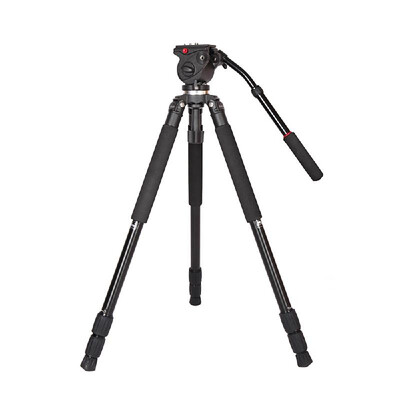 

Photography Accessories Aluminum Alloy DSLR Photography Camera Camcorder Video Tripod with Fluid Drag Head Padded Bag
