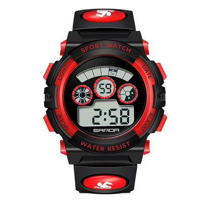 

SANDA 357 Sport Children Watches Waterproof Running Led Electronic Digital Student Kids Wristwatch