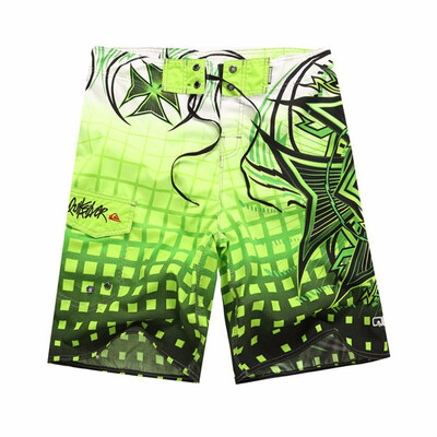 

Mans Fashion Sports Running Surfing Quick Dry Pattern Printed Beach Shorts