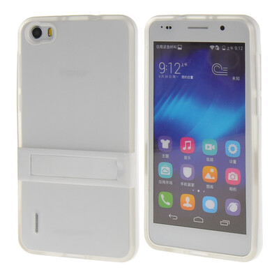

MOONCASE Huawei 6 Дело Желе цвета силиконовый гель ТПУ Тонкий с подставкой обложка чехол для Huawei Honor 6 Очистить