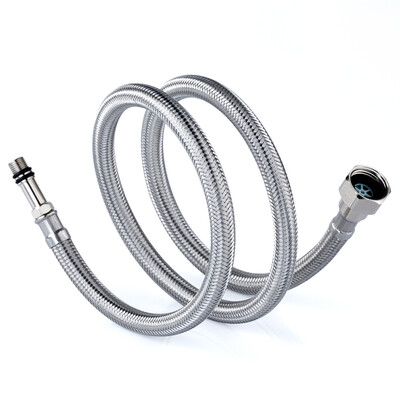 

Submarine FBC-100 304 # Stainless steel Explosion-proof water pipe / basin faucet Sheung Shui hose / 100CM stainless steel braided tube Inner wire faucet Applicable