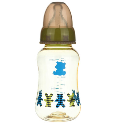 

small white bear newborn mouth anti - flatulence PPSU bottle 200ml 09396