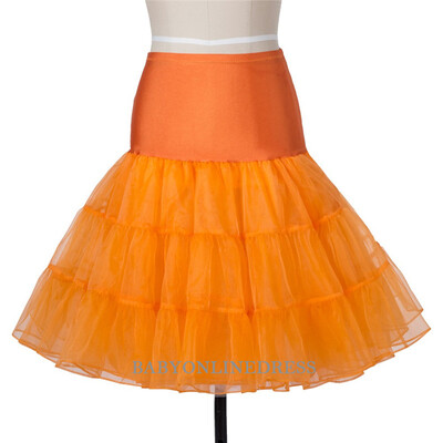

2018 Cheap Womens 50s Vintage Skater Skirt Ruffle Tutu Petticoat Skirts Fluffy Skirts Rockabilly Swing Underskirt