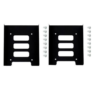 

2pcs 25" To 35" SSD HDD Metal Adapter Dock Case Caddy Mounting Bracket Hard Drive Holder For PC