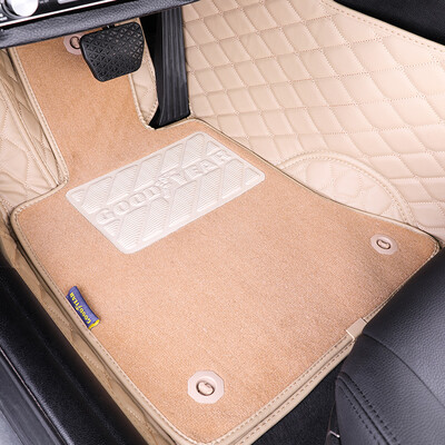 

Goodyear Cars mats all surrounded by new high-elastic crafts double-layer mats Audi A6L Accord Cruze Outlander Fu Ruisi Langyi Lei Ling Fei Teng Beige