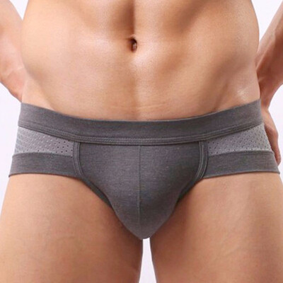 

Mens Low-Rise Modal Underpant Soft Silky Breathable Triangle Underwear Brift