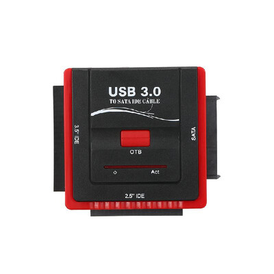 

USB 30 To SATAIDE Adapter Hard Drive Converter for Universal 2535 HDDSSD Hard Drive Disk With Power Supply
