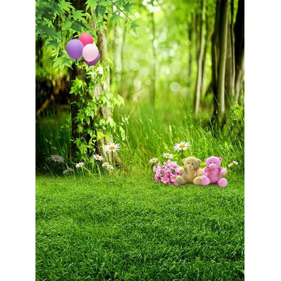 

Quiet Forest Photo Backdrop 57FT Vinyl Fabric Cloth Digital Printing Photo Background s-621