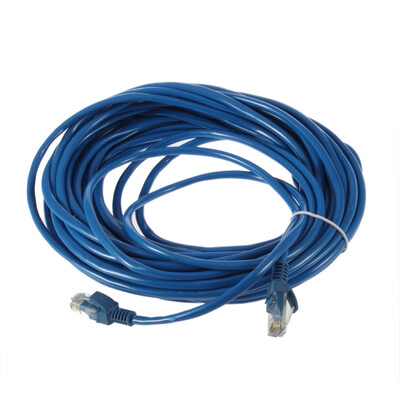 

50FT RJ45 CAT5 CAT5E Ethernet Network Lan Router Patch Cable Cord Blue 15M Blue