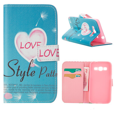 

MOONCASE ЧЕХОЛ ДЛЯ Samsung Galaxy Core Prime G360 Flip Leather Foldable Stand Feature [Pattern series] /a11