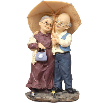

Jingdong Supermarket gold fire to the bike old lady fairy ornaments sent to send friends friends birthday wedding gifts