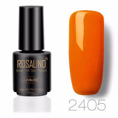 

ROSALIND 7ML Nail Polish Gorgeous Color Nail Gel Polish Vernis Semi Permanent Top Coat Base Coat Gel Nail Varnishes gel lacquer