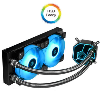 

ID-COOLING DASHFLOW 240 RGB light effect 240-row integrated water-cooled CPU radiator is built according to split water cooling specifications