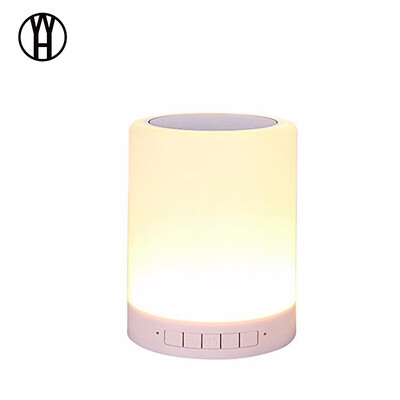 

LED Night Light Настольная лампа Портативный Bluetooth-динамик, прикроватная лампа с беспроводными динамиками BT Smart LED Touch
