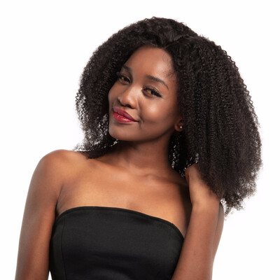 

13x6 250 Density Brazilian Lace Front Human Hair Wigs Afro Kinky Curly Remy Hair Wigs For Women Pre Plucked With Baby Hair Dolago