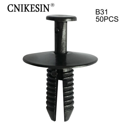 

CNIKESIN B31 50PCS 68mm Hole Car Push Type Shield Retainers Clips Fastener Auto Bumper Plastic Rivets for BMW 3 5 7 Series