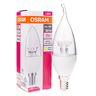 

Супермаркет] [Jingdong Osram (OSRAM) Светодиодная лампа лампа 4.5W E14 хвостов отверстия теплого белого Хуан Гуана