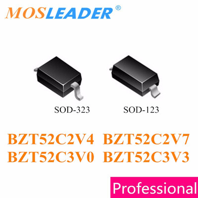 

Mosleader 3000PCS SOD323 SOD123 BZT52C2V4 BZT52C2V7 BZT52C3V0 BZT52C3V3 2V4 2V7 3V 3V3 24V 27V 33V 0805 1206 Diode