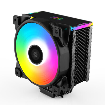 

Overclocking three PCCOOLER Donghai impression CPU cooler supports programmable RGB light control board multi-platform compatible 5 heat pipe cooling with silicone grease