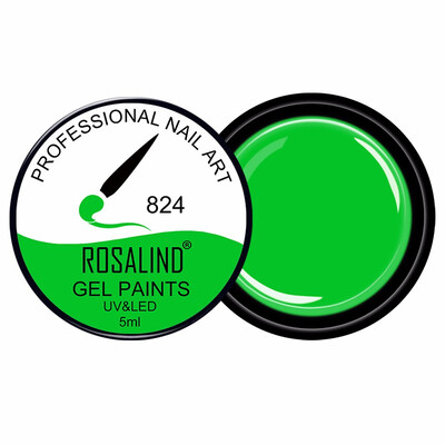 

ROSALIND Gel Varnish 5ml 142 Pure Colors UV Gel Manicure DIY Nail Art Gel Polish Design Nail Painting Color gel lacquer801-880