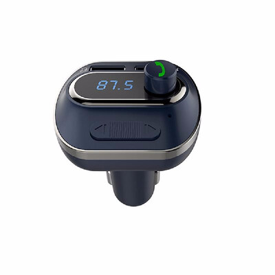 

Fashion Multi-function BT FM Transmitter Wireless In-Car Radio Transmitter Adapter Car Kit Universal Car Charger with Dual USB Cha