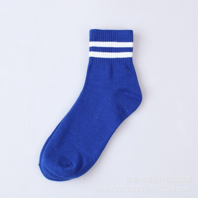 

1 Pair Fashion High Quality Various Styles WomenS Casual Student Cotton Socks Cute Stripe Winter Autumn Korean Style Knit Socks