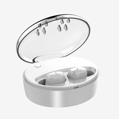 

Amoi AMOI S6 true wireless binaural ultra small mini stealth TWS Bluetooth headset earbuds in-ear sports running millet Apple Android mobile phone universal white