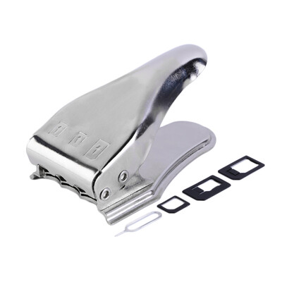 

Universal 3 in 1 MicroNanoSIM Card Cutter For iPhone 4 5 5S 6 Cell Phone