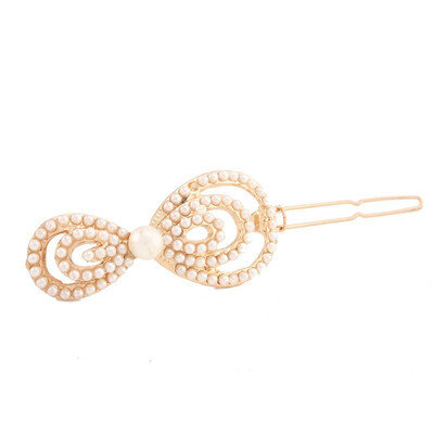 

Alloy Hairpin Bowknot Hair For Women new Pearl Crystal