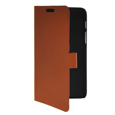 

MOONCASE Slim Leather Flip Wallet Card Pouch with Kickstand Shell Back ЧЕХОЛ ДЛЯ Samsung Galaxy Tab Q T2558 Brown