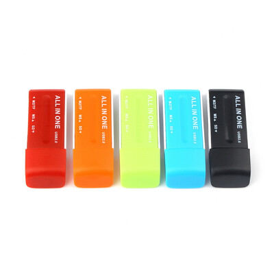 

New USB 2.0 Memory Multi Flash Card Reader Adapter For SD TF M2 MS Red