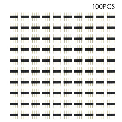 

4 Pin Male Connector Plug for RGB LED Strip Lighting 50 Pack Black