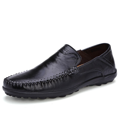 

Men Leather Shoes Mens Loafers Moccasins Mens Shoes Casual For Driving Big Size Genuine Leather Shoes