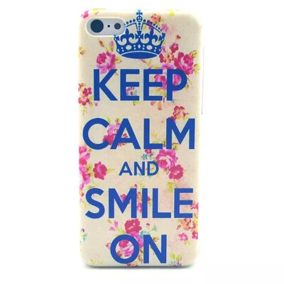 

MITI Colorful Flower Girls Pattern Transparent Cartoon Skin Back Hard Case Cover Protector For Apple iPhone 5C 4.0
