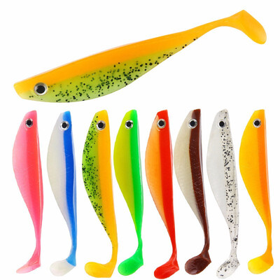 

2pcslot Soft bait Swimbait Jig Head 150mm 12g Handmade Soft Fishing Lure T Tail Carp Fishing Shad Lure Baits XY-427