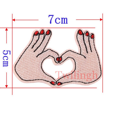 

1Pcs New Cartoon Patches Iron On Embroidered Sequined Patch Flower Applique DIY Sewing Fabric Repair Clothes Patches Stickers