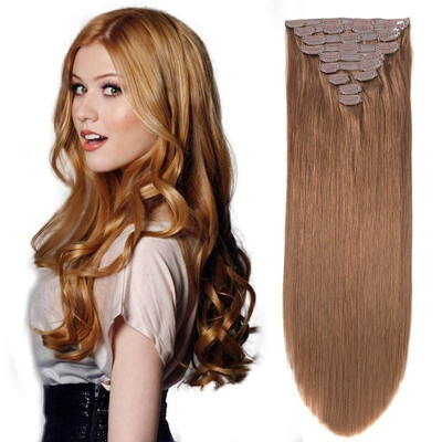 

BHF Hair Clip In Hair Extensions Virgin Unprocessed Straight 100 Indian Human Hair 10PcsLot Hair 160G1 1B2 613
