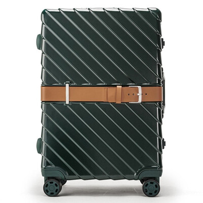 

PC Business Rolling Luggage Bags Aluminum Frame Alloy Spinner Wheels Airplane Suitcase Bag Carry Travel Trolley 20" 24" 28 Inch