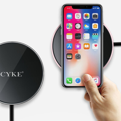 

Applicable to Samsung Apple iphoneX mobile phone smart fast charge ultra-thin mirror universal wireless charger