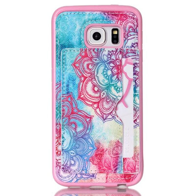 

в случае Samsung S6 края мити красочные картины роскошь пу кожаные обложки для Samsung S6 край