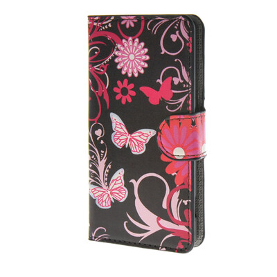 

MOONCASE Butterfly style Leather Side Flip Wallet Card Slot Stand Pouch чехол для Sony Xperia Z4 Compact (Mini) a04