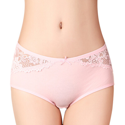 

Hengyuan Xiang underwear lace lace cotton underwear women low waist briefs 4 gift box  code