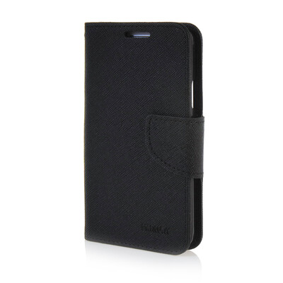 

MOONCASE Cross pattern Leather Wallet Flip Card Slot Pouch Stand Shell Back ЧЕХОЛ ДЛЯ Samsung Galaxy A3 Black