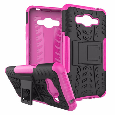 

Goowiiz Phone Case For Samsung Galaxy J2 PrimeGrand Prime 2016G532 Armor Tire Texture Rugged Protection PCTPU Silicone