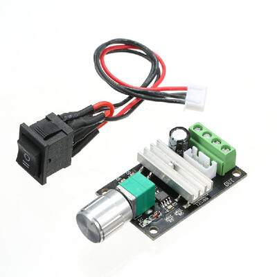 

DC 6V 12V 24V 3A Motor Speed Controller PWM Speed Regulator With Reversible Switch