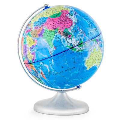 

Jinlongxing Glosen office teaching Ф 20cm globe to send map magnifying glass 9002