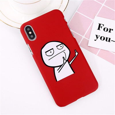 

Cute Cartoon Pineapple Phone Case For iPhone 5  SE 6 7 8Plus Hard PC Back Cover